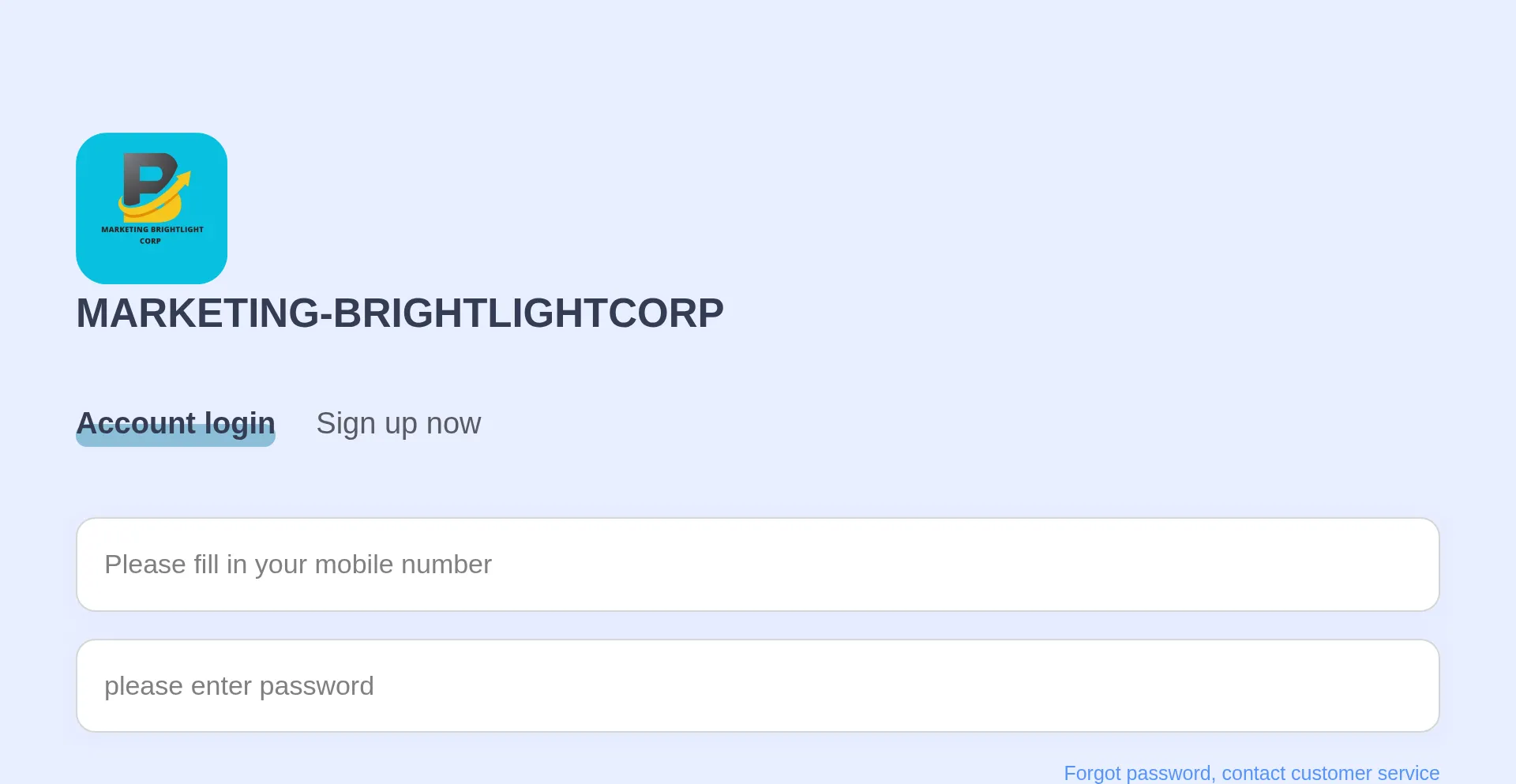 Marketing-brightlightcorp.com Screenshot