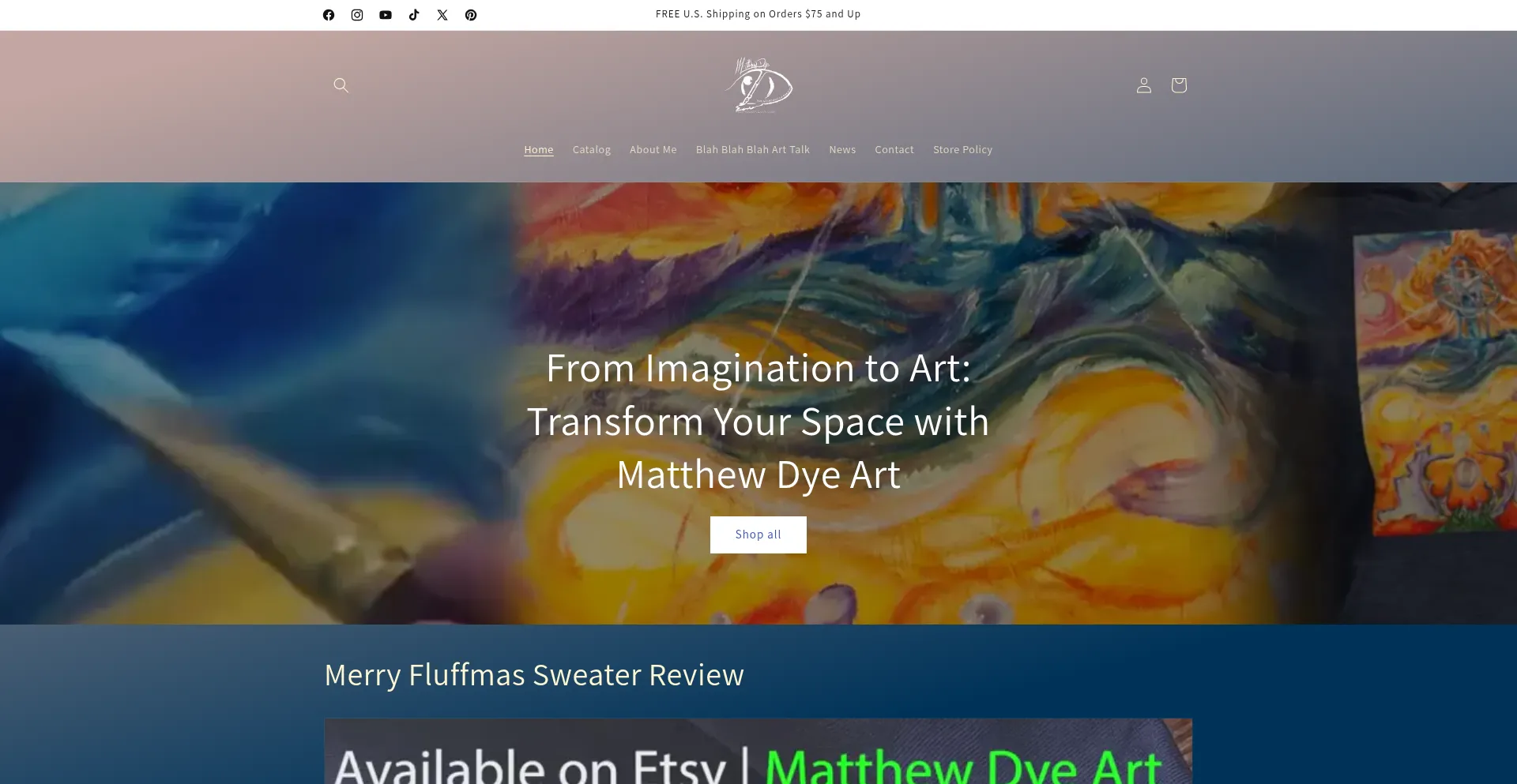 Matthewdyeart.com
