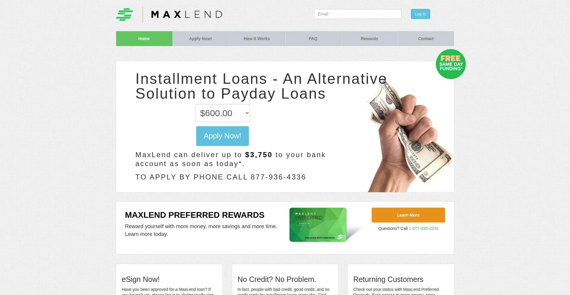 ¿És Seguro y Confiable Maxlend.com?