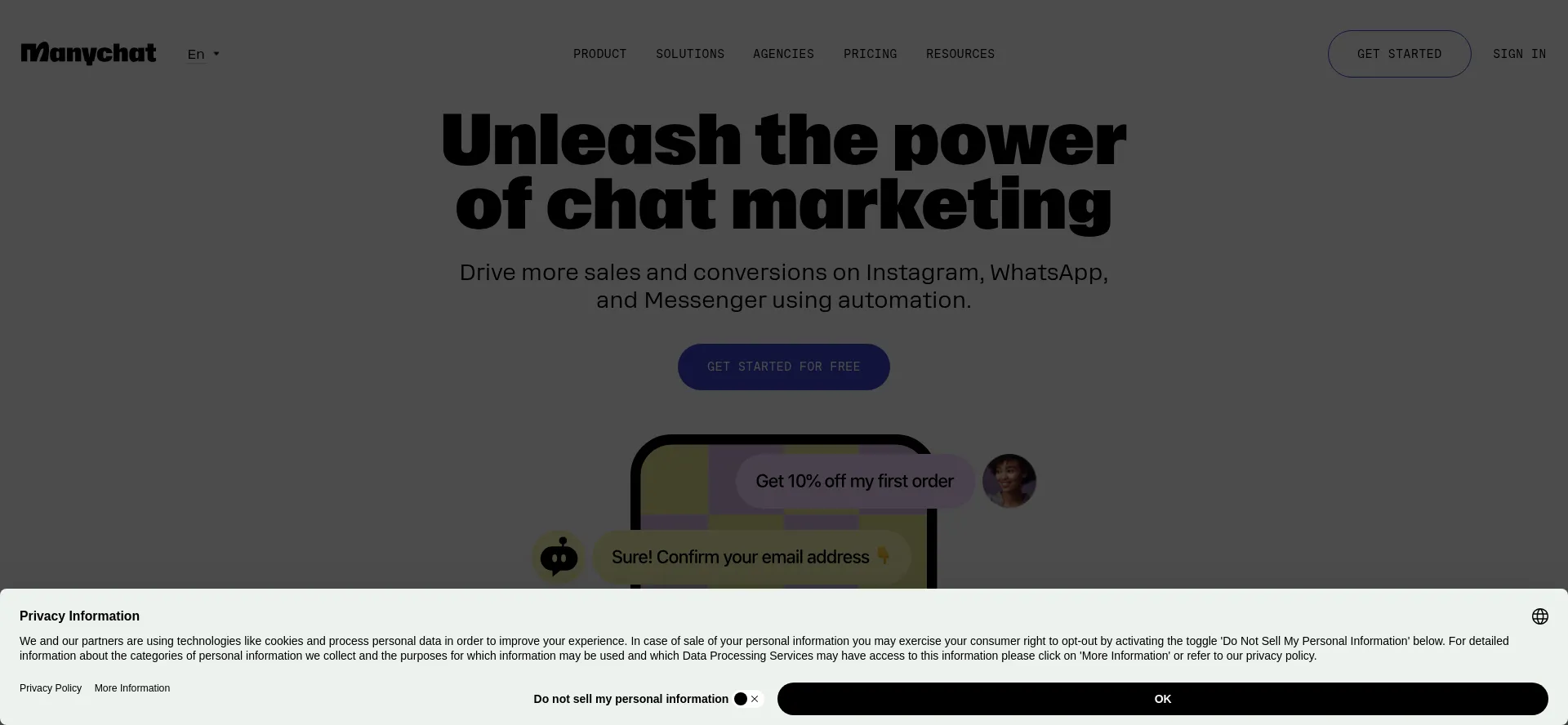 Website screenshot of Mc.ht