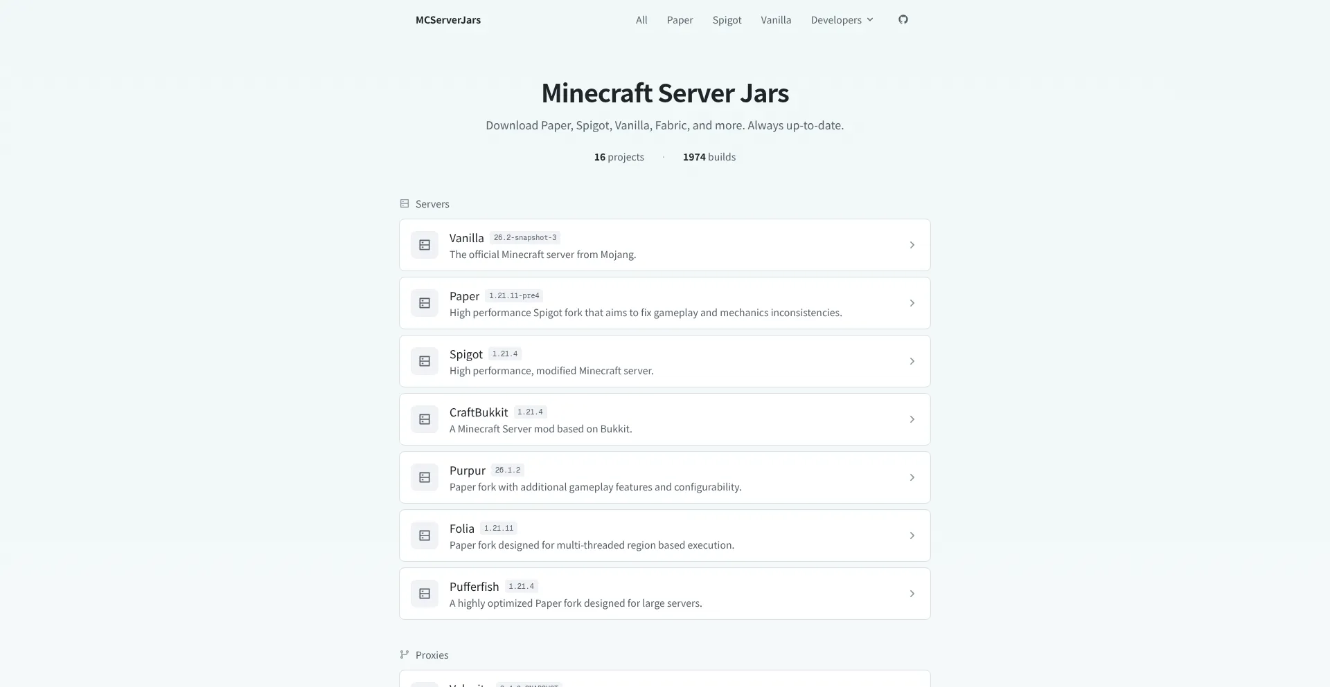 Mcserverjars.com