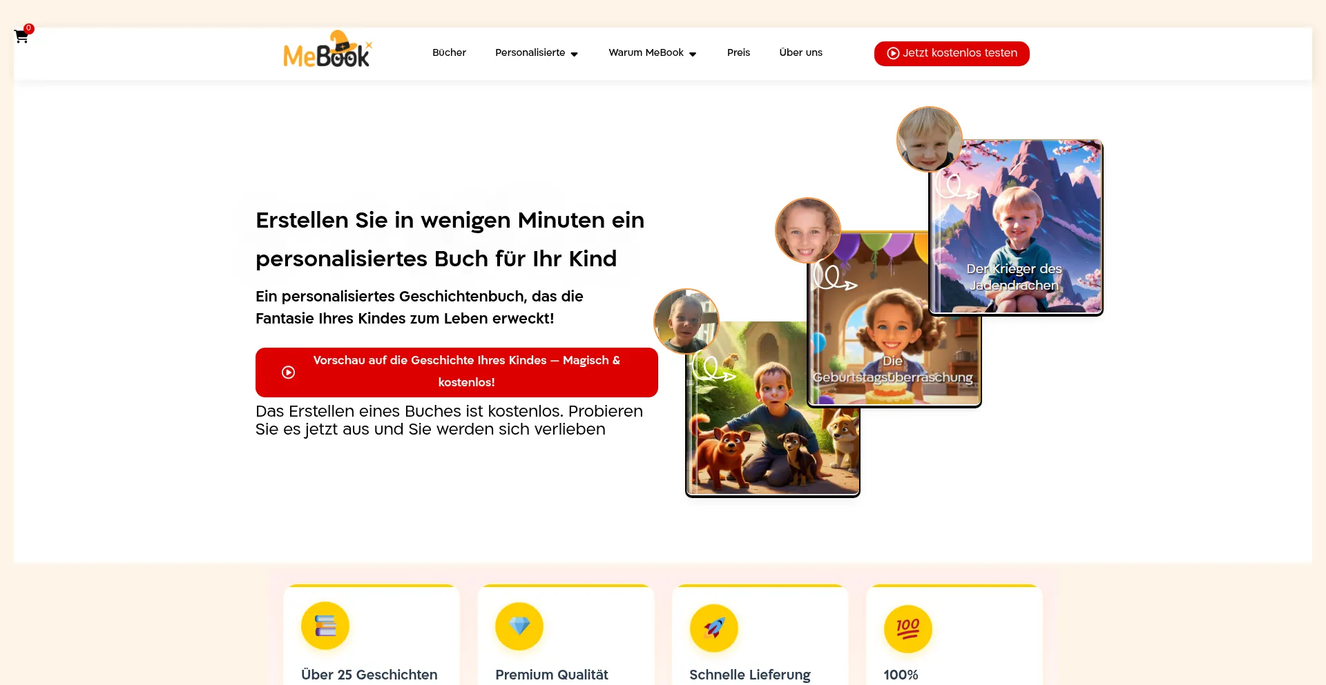 Mebookai.de Screenshot