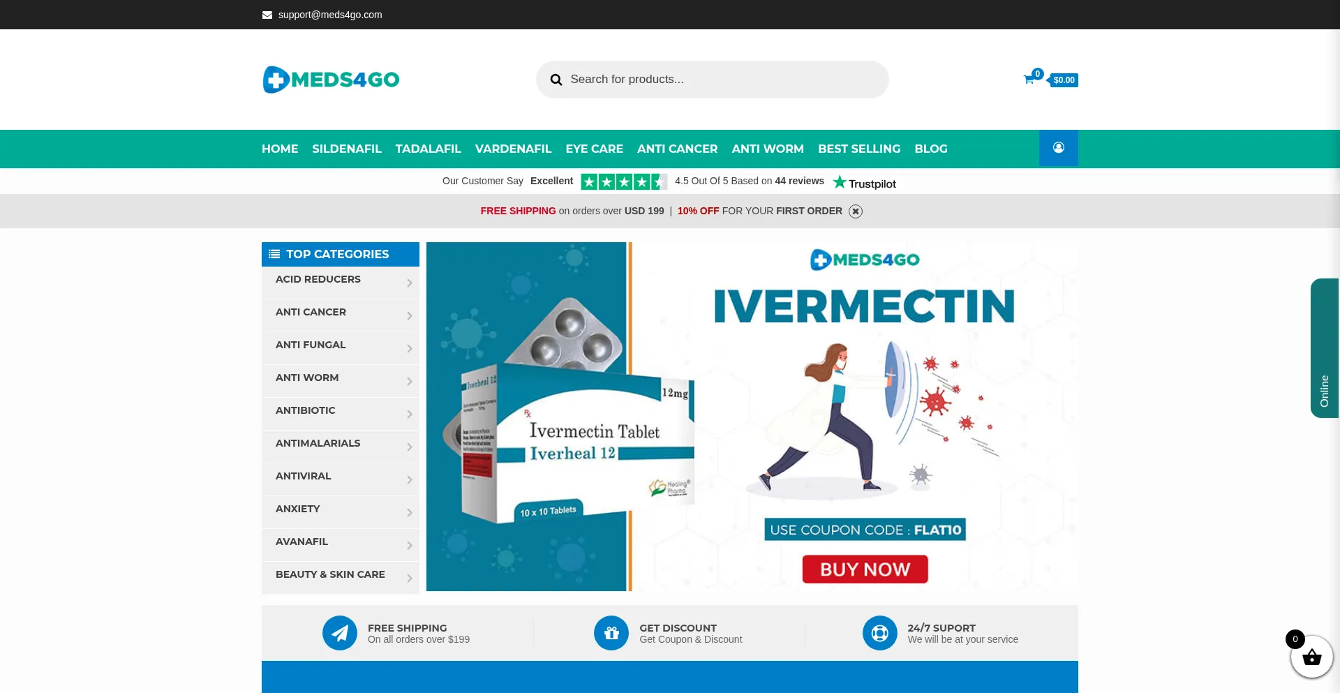 ¿És Seguro y Confiable Meds4go.com?
