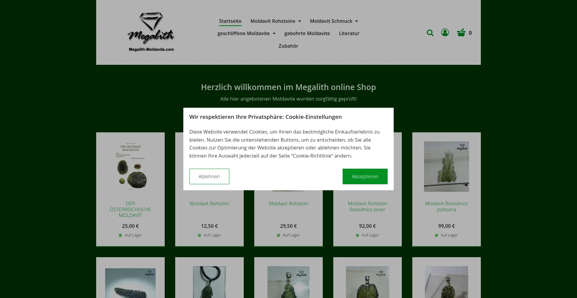 ¿És Seguro y Confiable Megalith-moldavite.com?