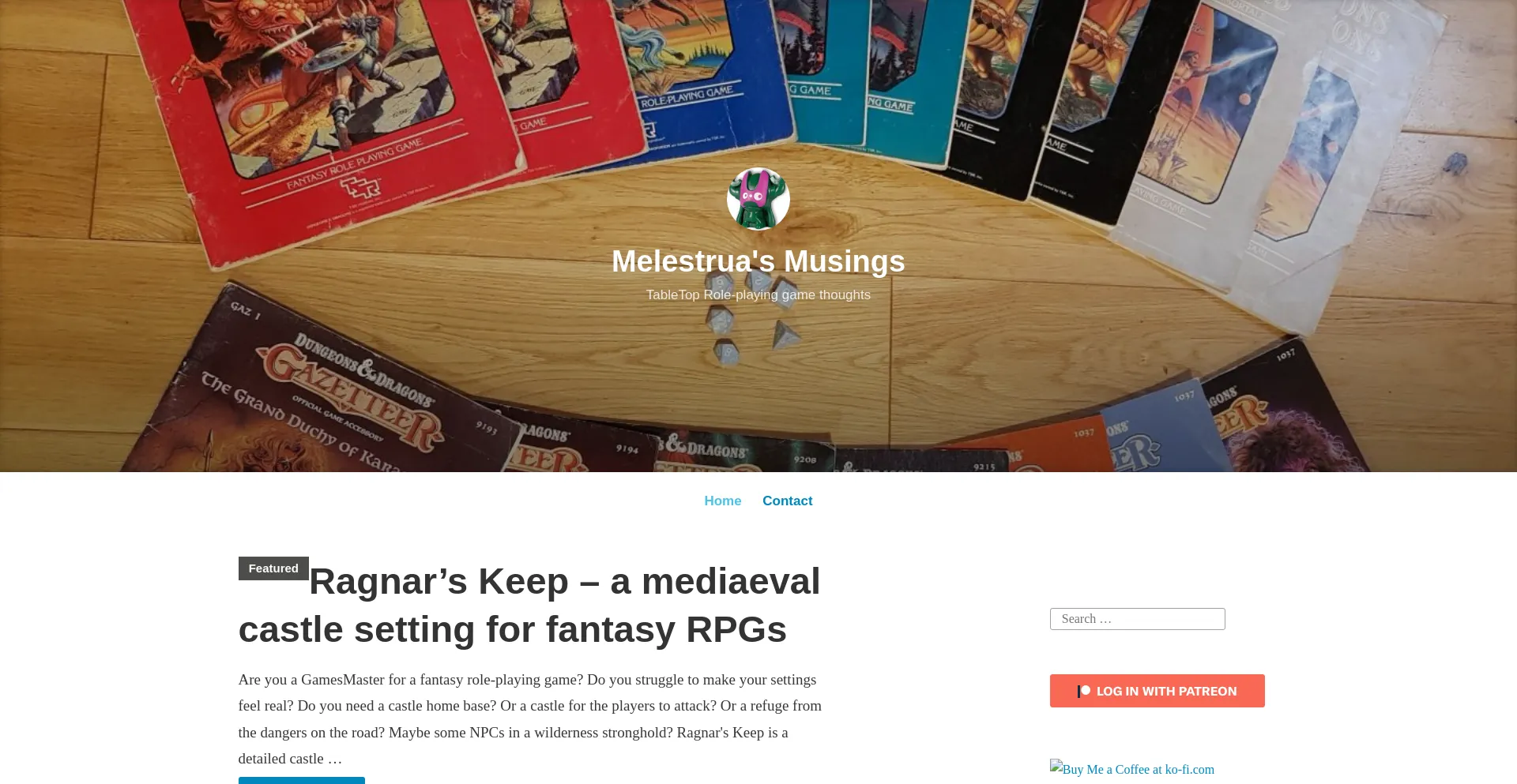 Website screenshot of Melestrua.net