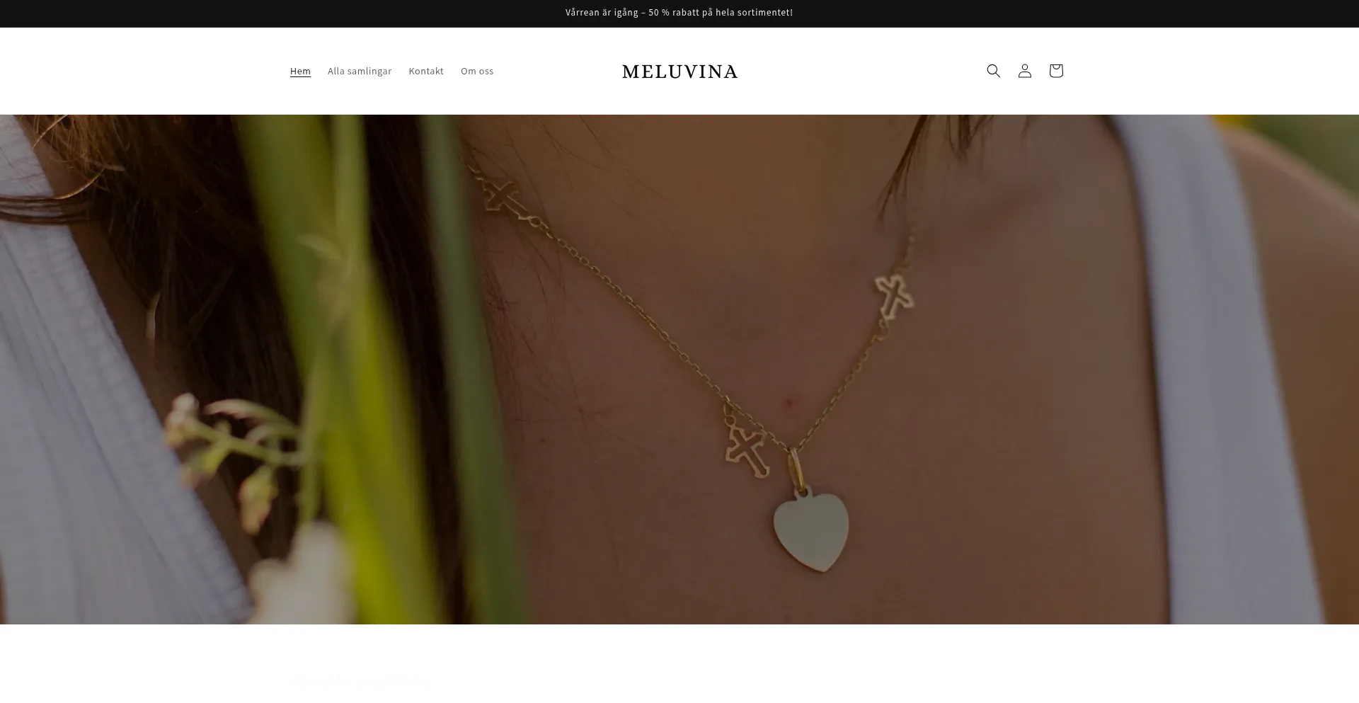 Website screenshot of Meluvina.com
