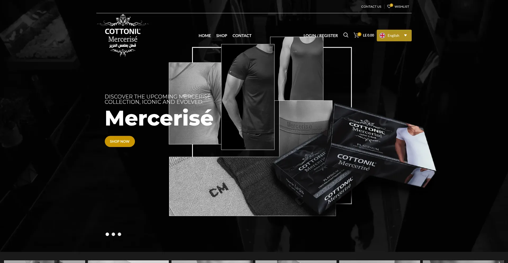 Website screenshot of Mercerise.com