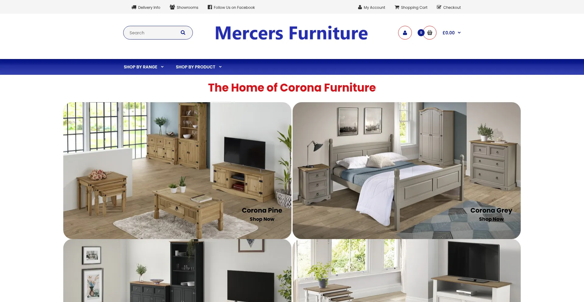 Mercersfurniture.co.uk Screenshot
