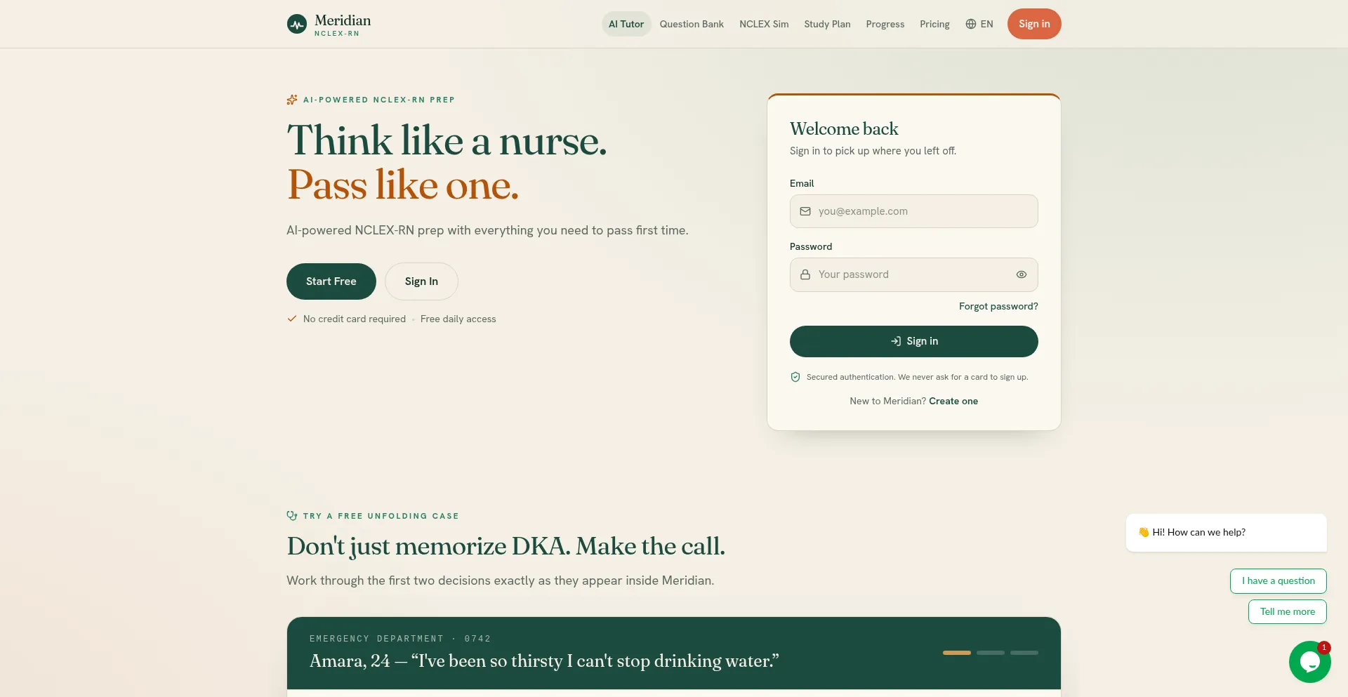 Meridiannclex.com