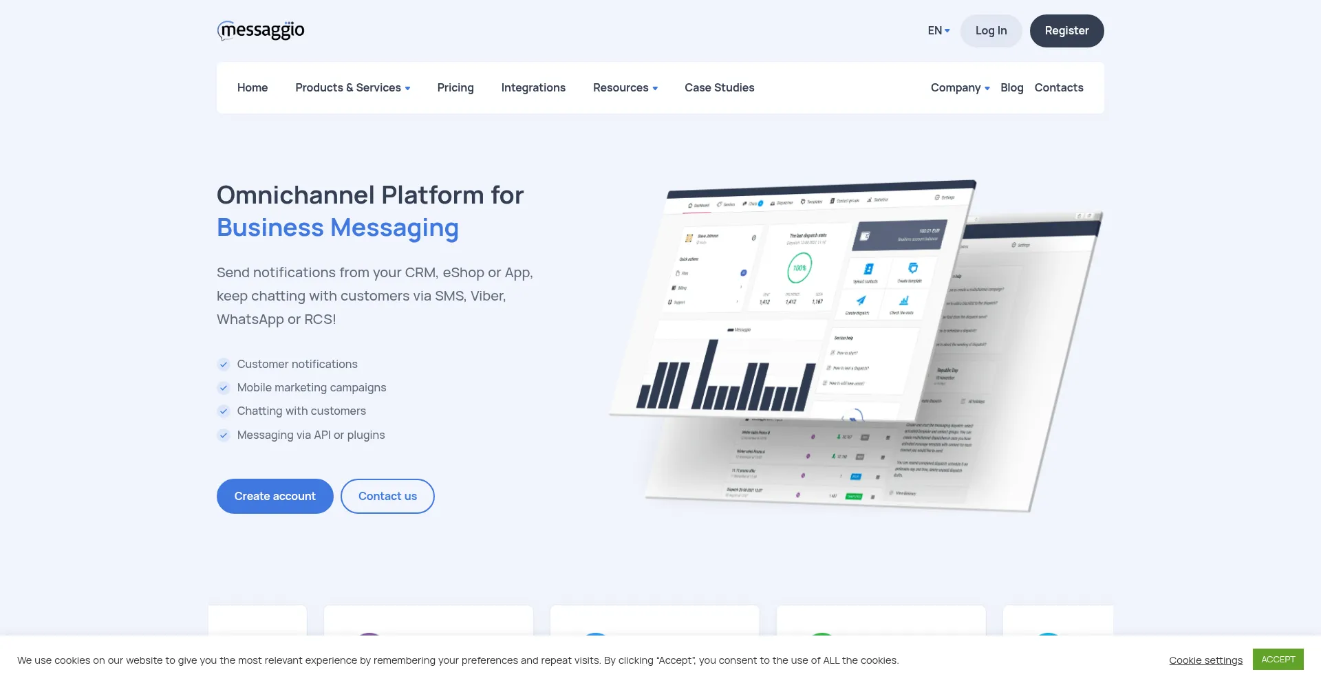 Messaggio.com Screenshot