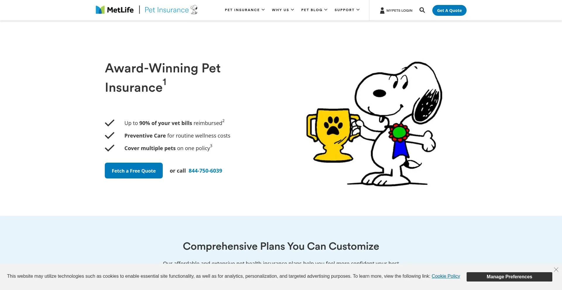 Metlifepetinsurance.com