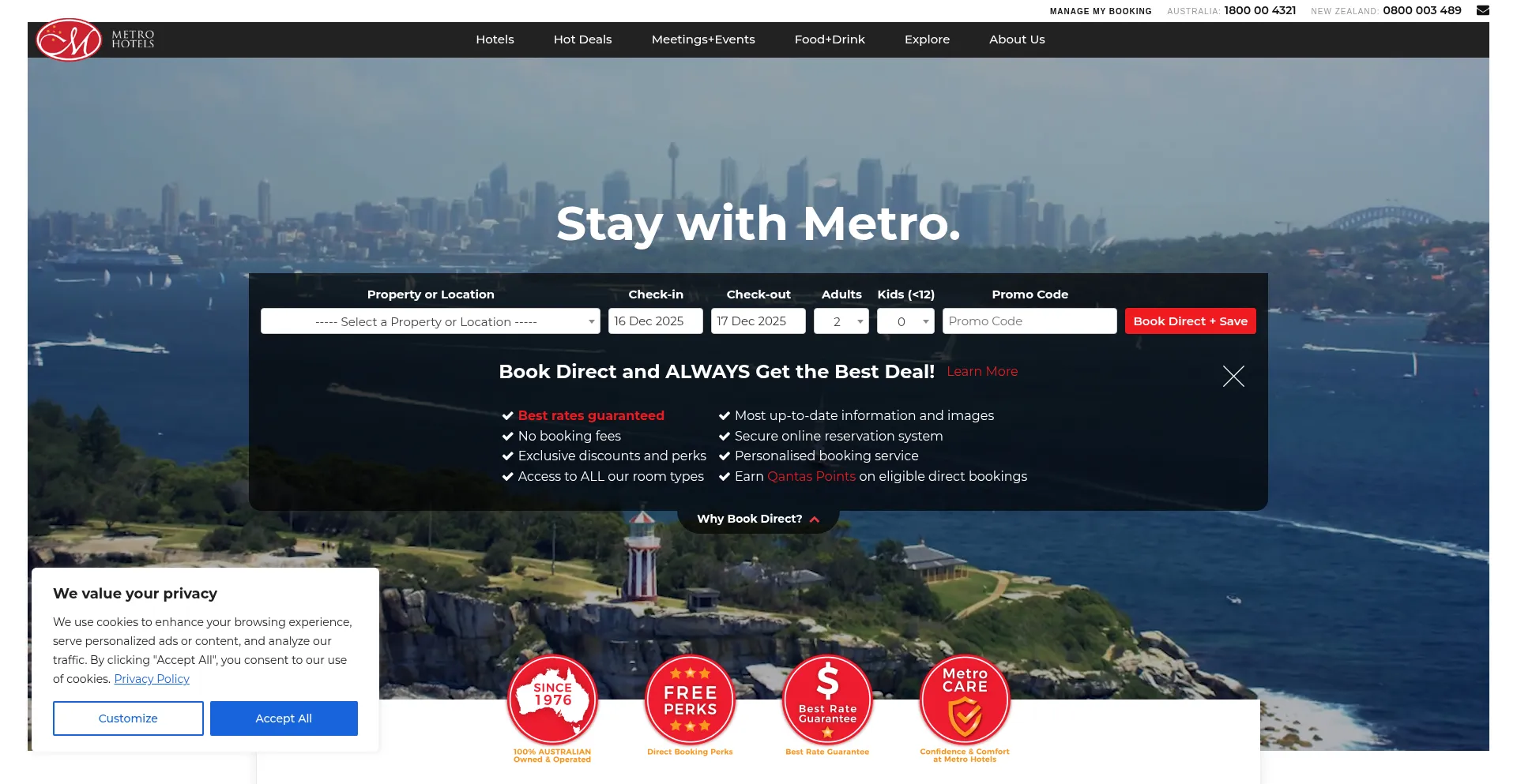 Metrohotels.com.au