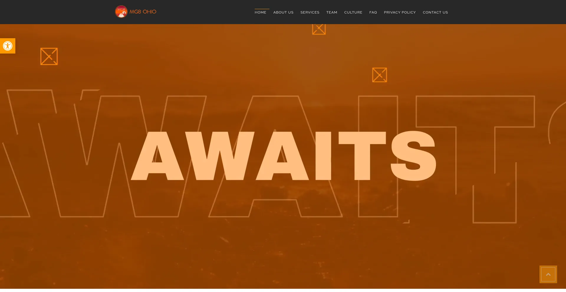 Website screenshot of Mg8ohio.com