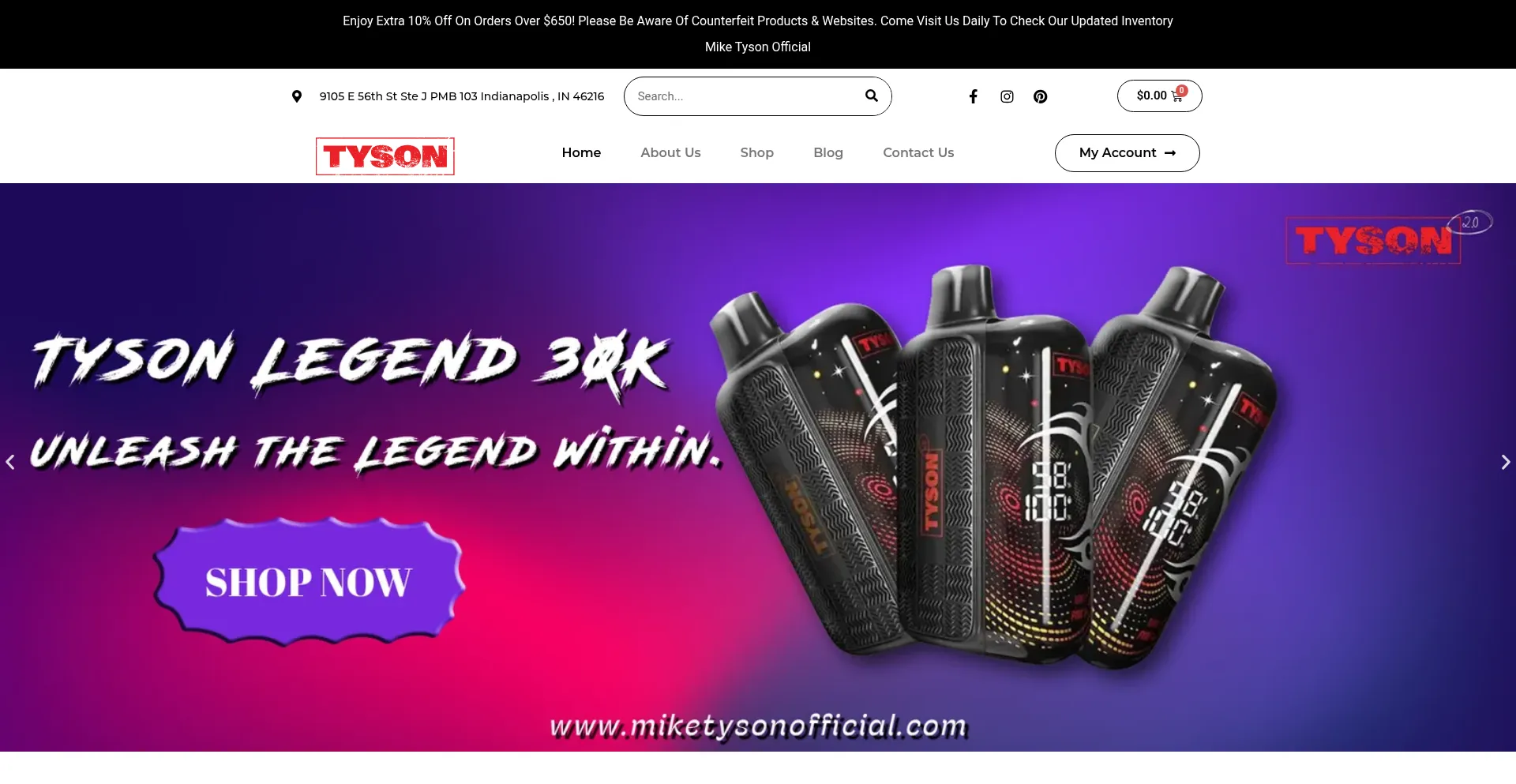 ¿És Seguro y Confiable Miketysonofficial.com?