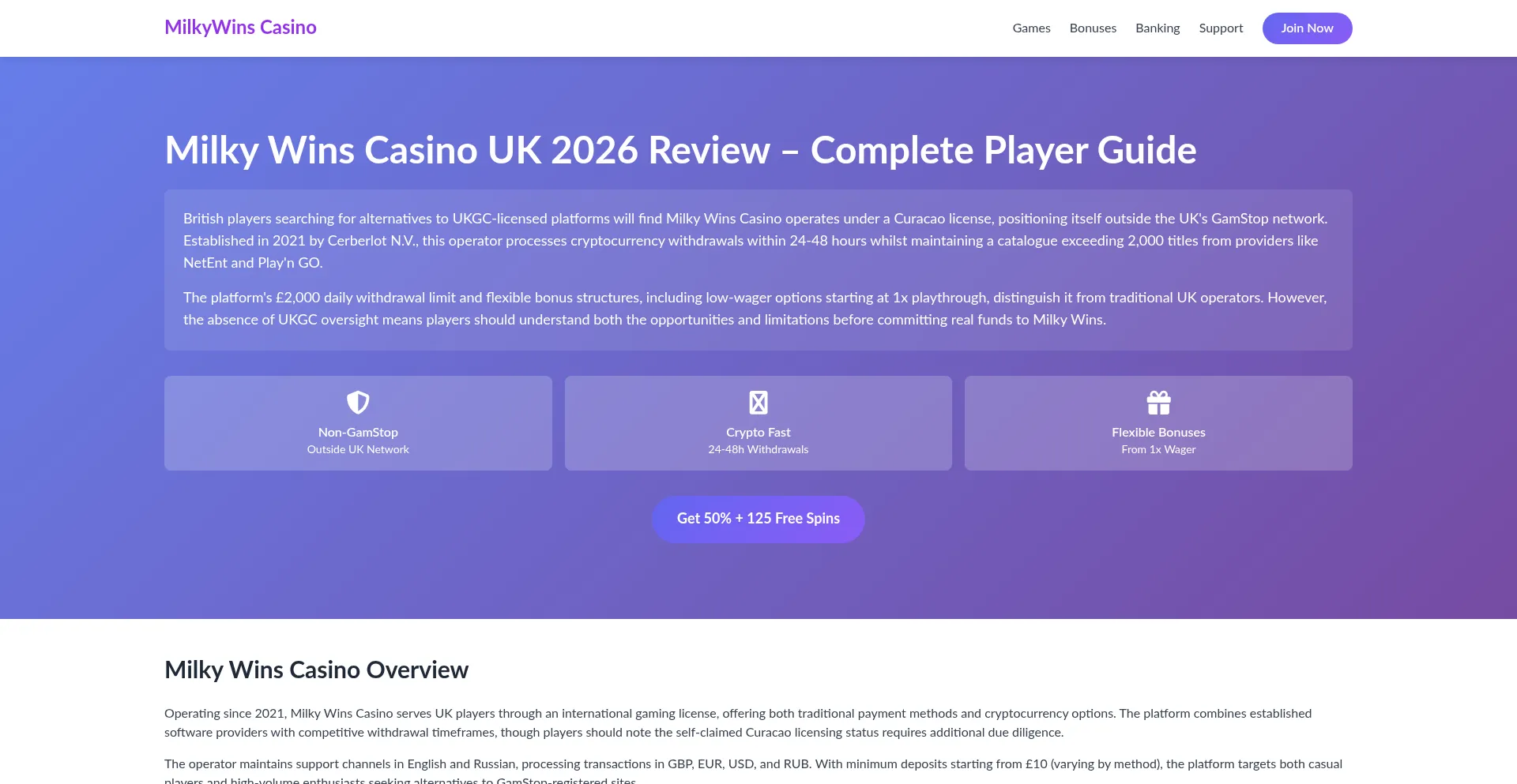 Milkywinscasino.org.uk