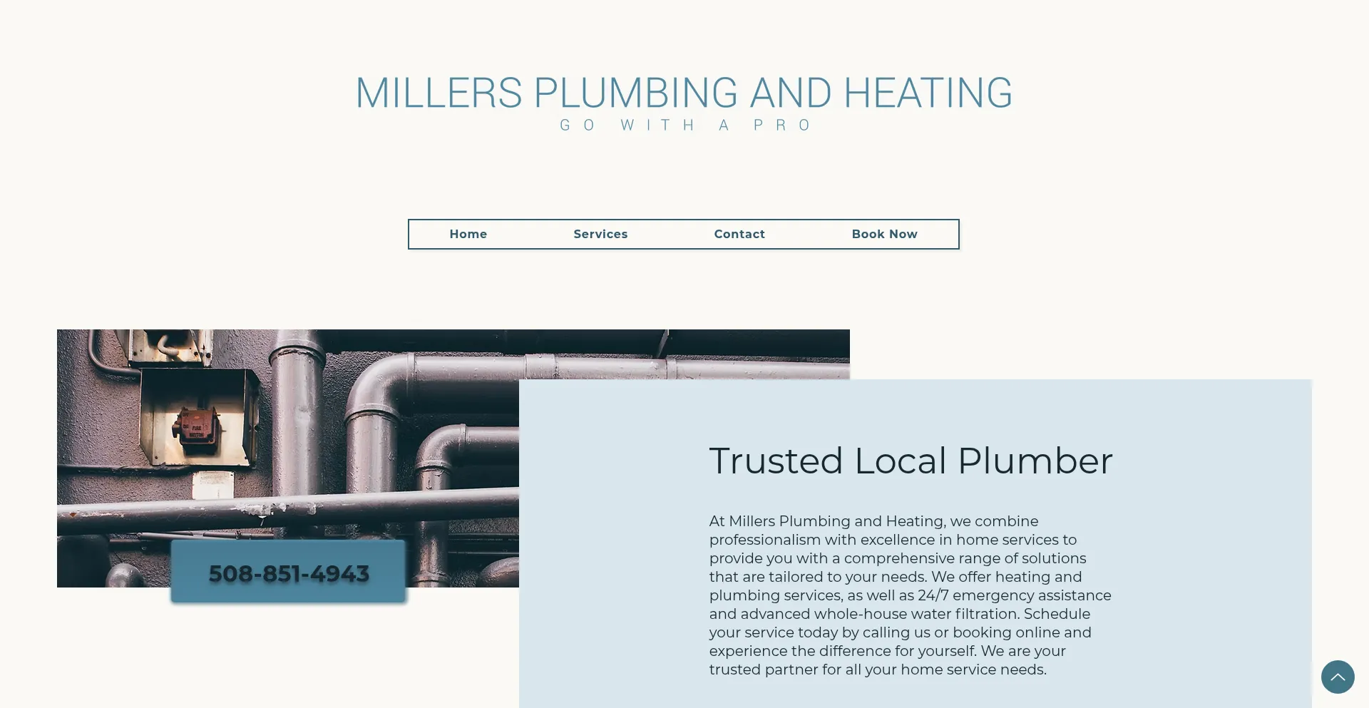 Website screenshot of Millersph.com
