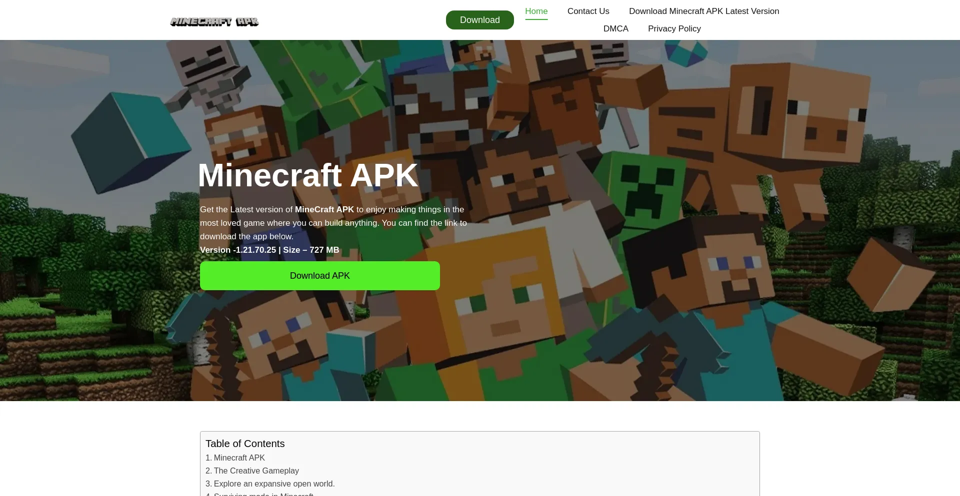 ¿És Seguro y Confiable Minecrftapk18.com?