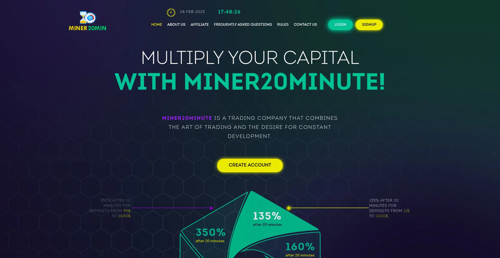 Miner20minute.io