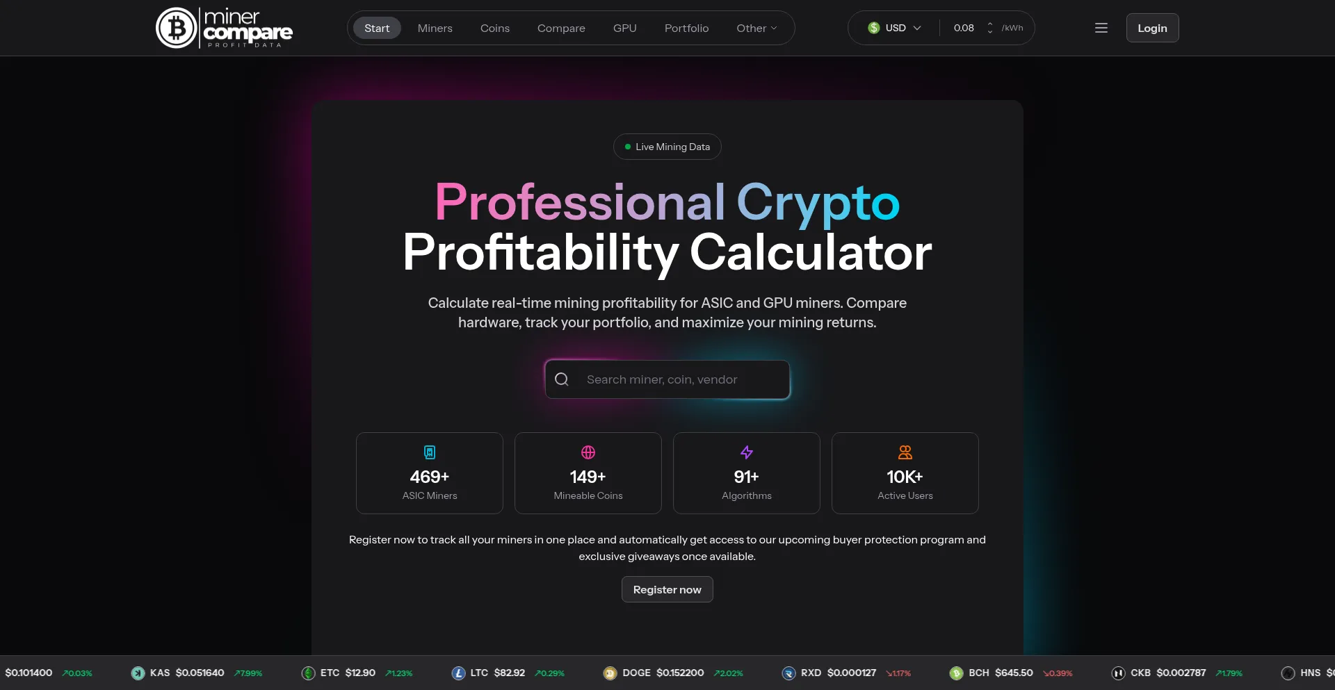 Minercompare.com