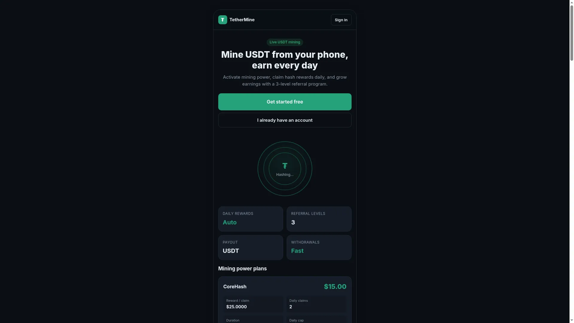 Minetether.com
