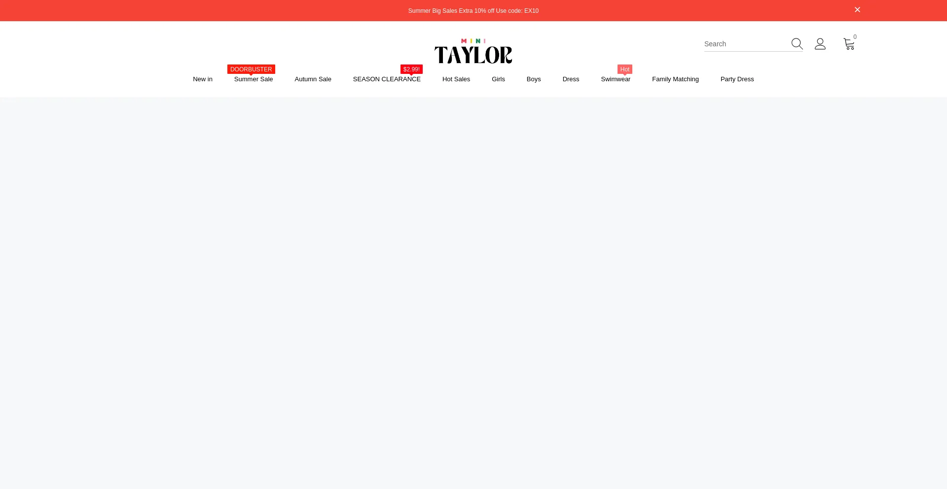 Website screenshot of Minitaylor.com