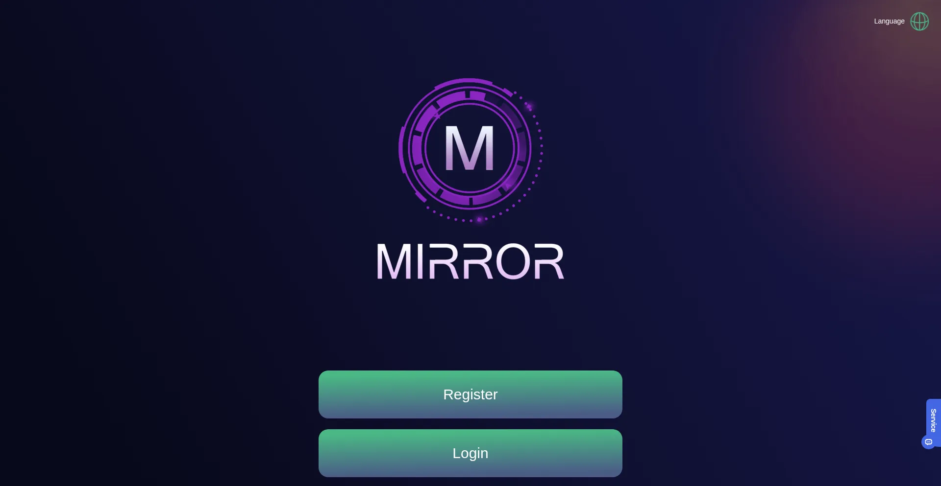 Website screenshot of Mirmr.com