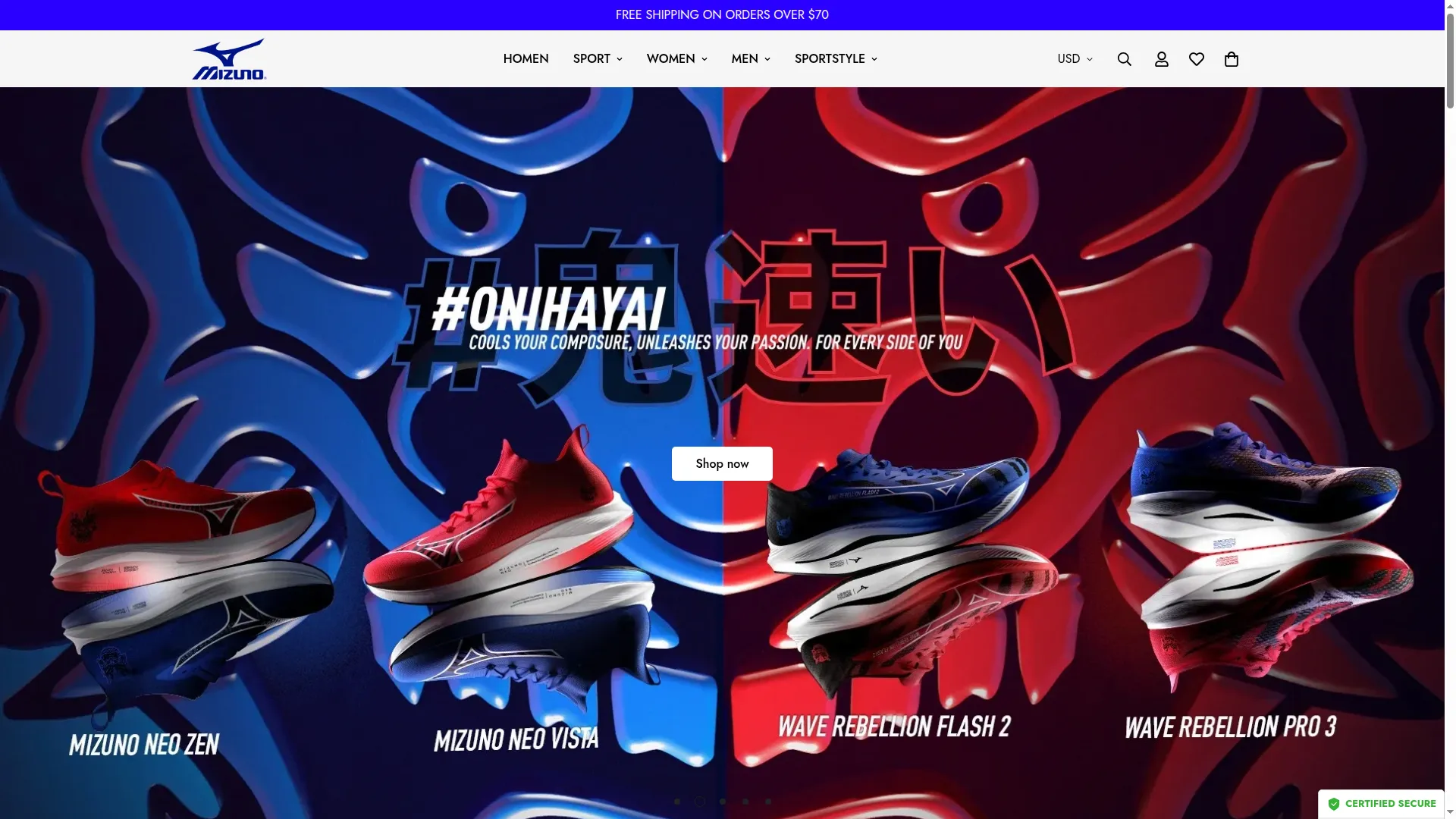 Mizunooutletsale.com