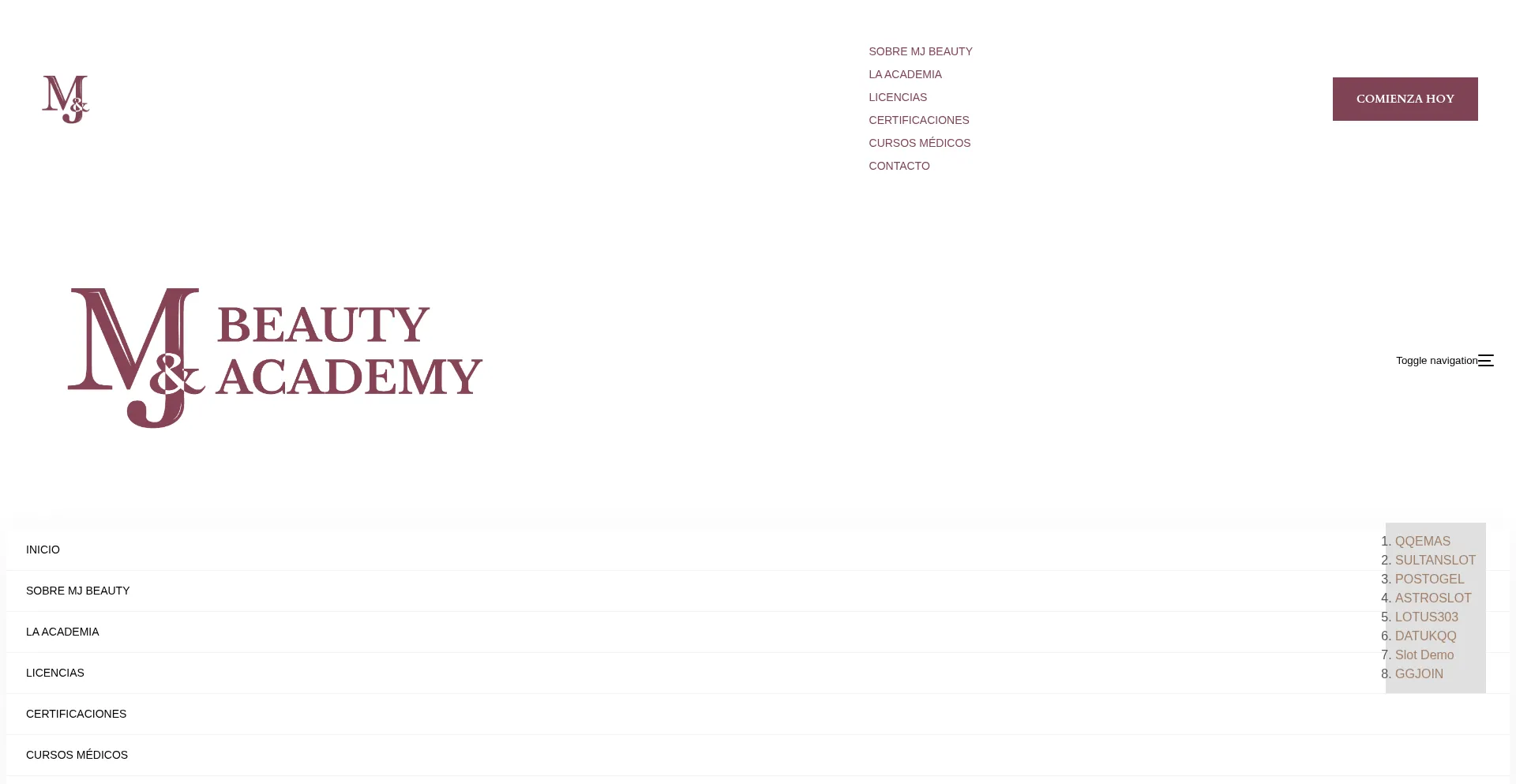 Mjbeautyacademy.com Screenshot