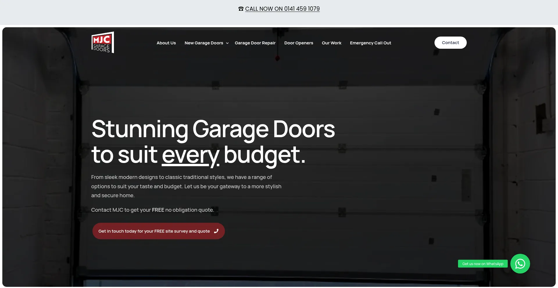 Mjcgaragedoors.co.uk