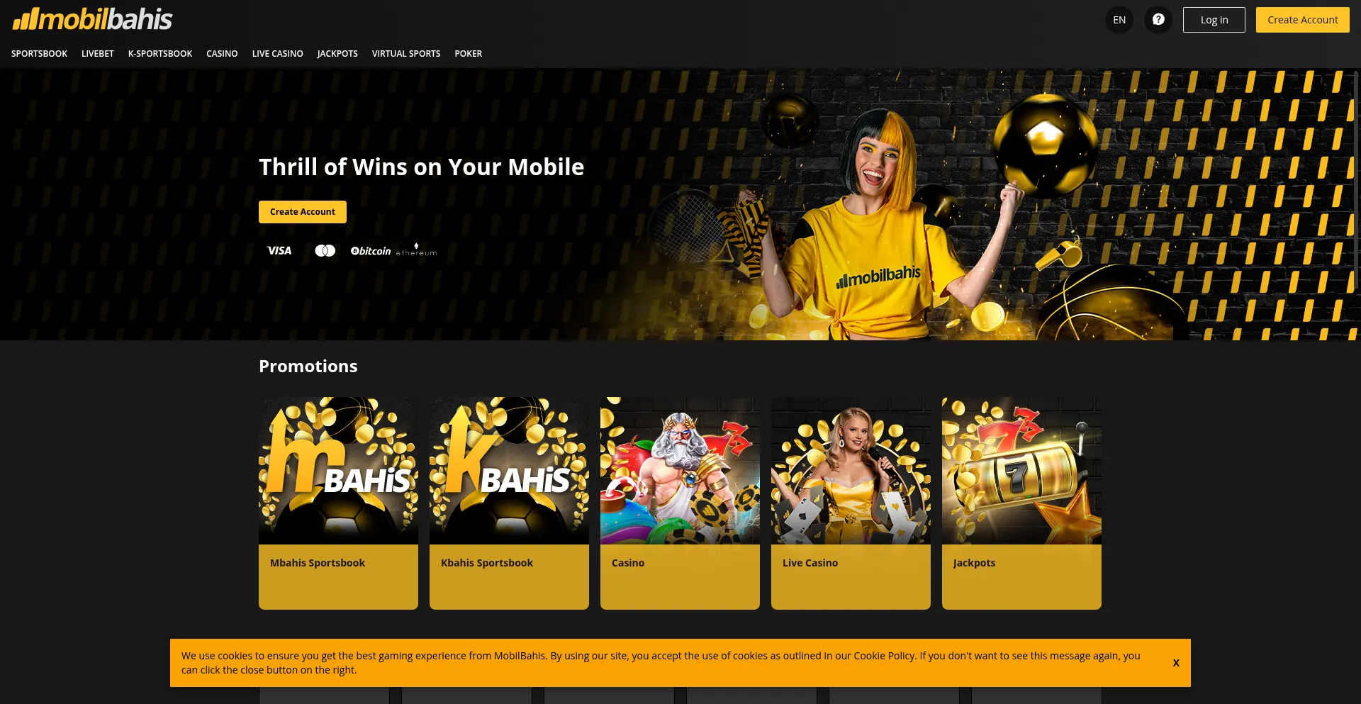 Website screenshot of Mobilbahis1129.com