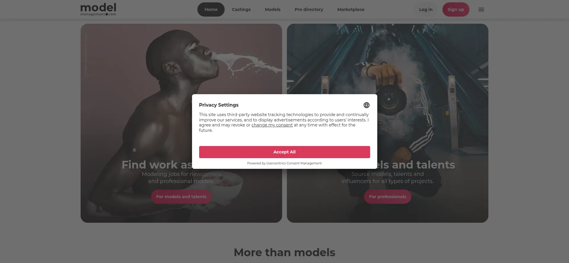 ¿És Seguro y Confiable Modelmanagement.com?