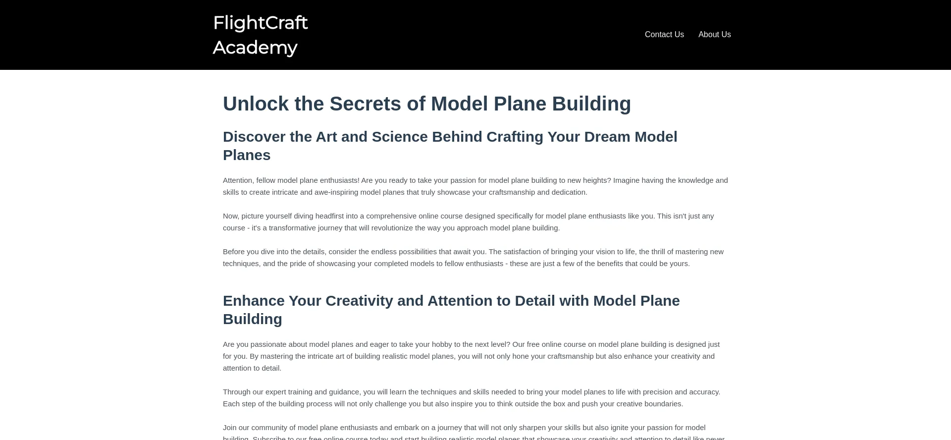 Modelplanecrafters.com