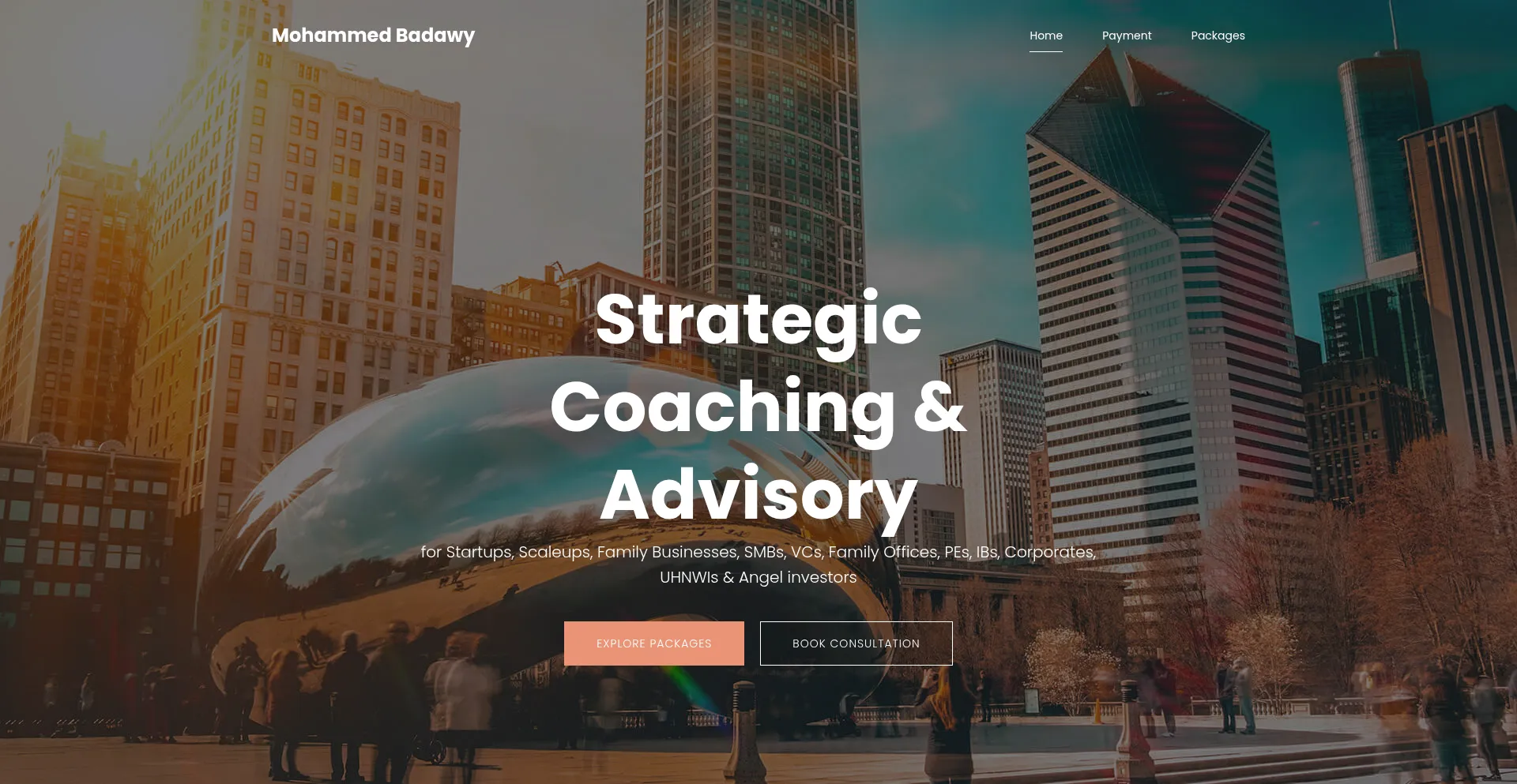 Website screenshot of Moh-badawy.com