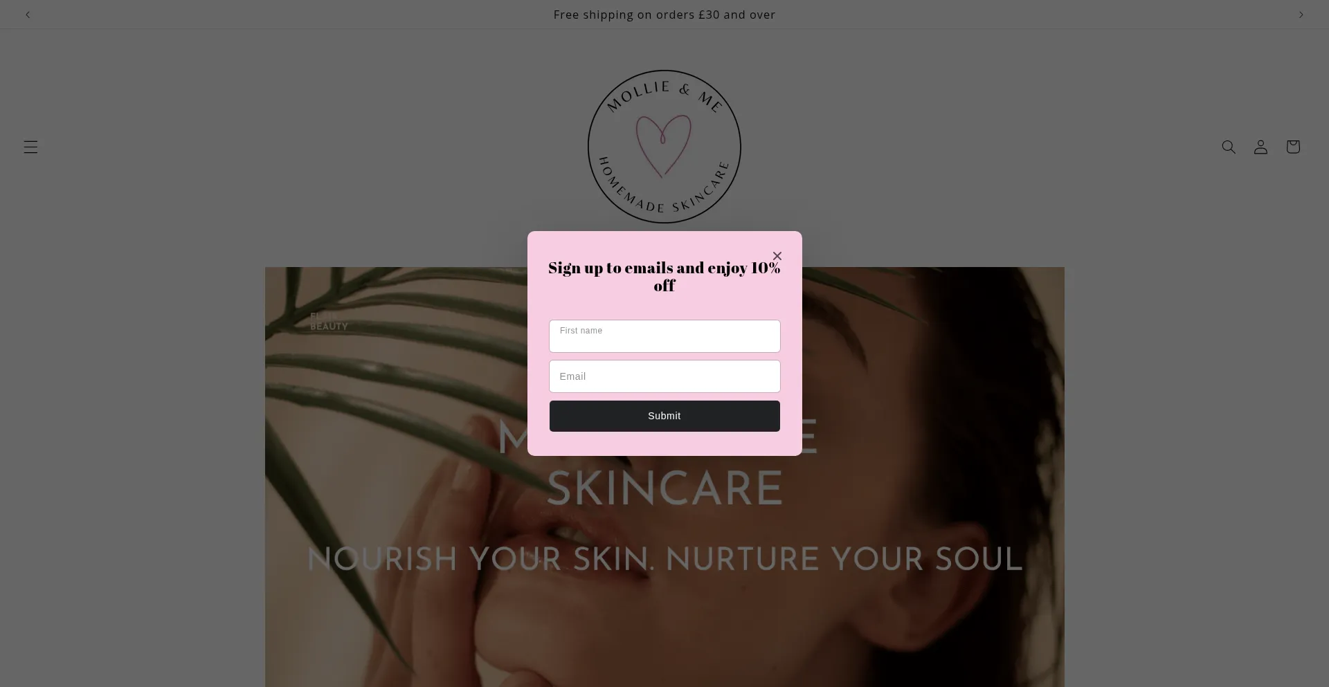 Mollieandmeskincare.com