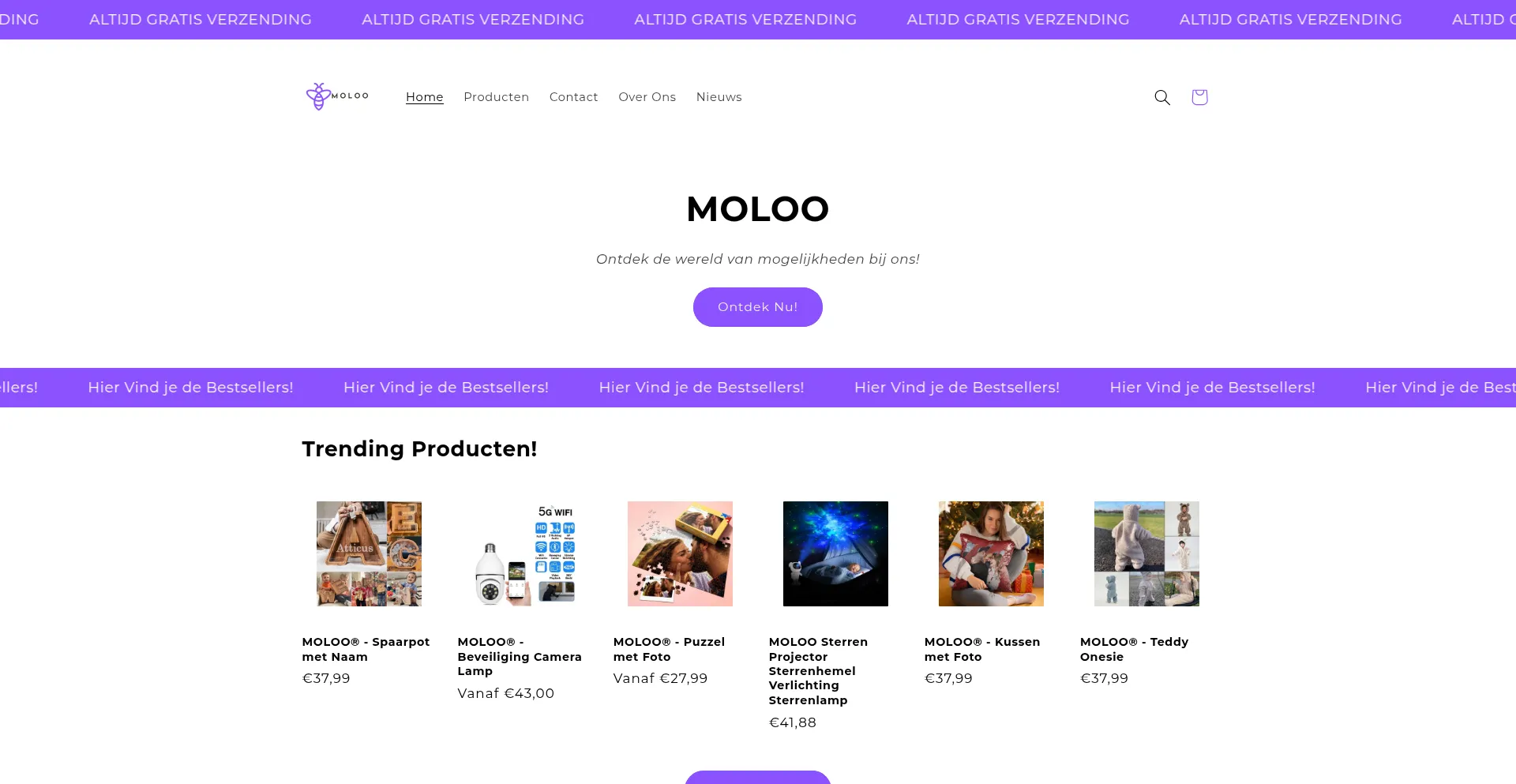 Moloo.nl Screenshot