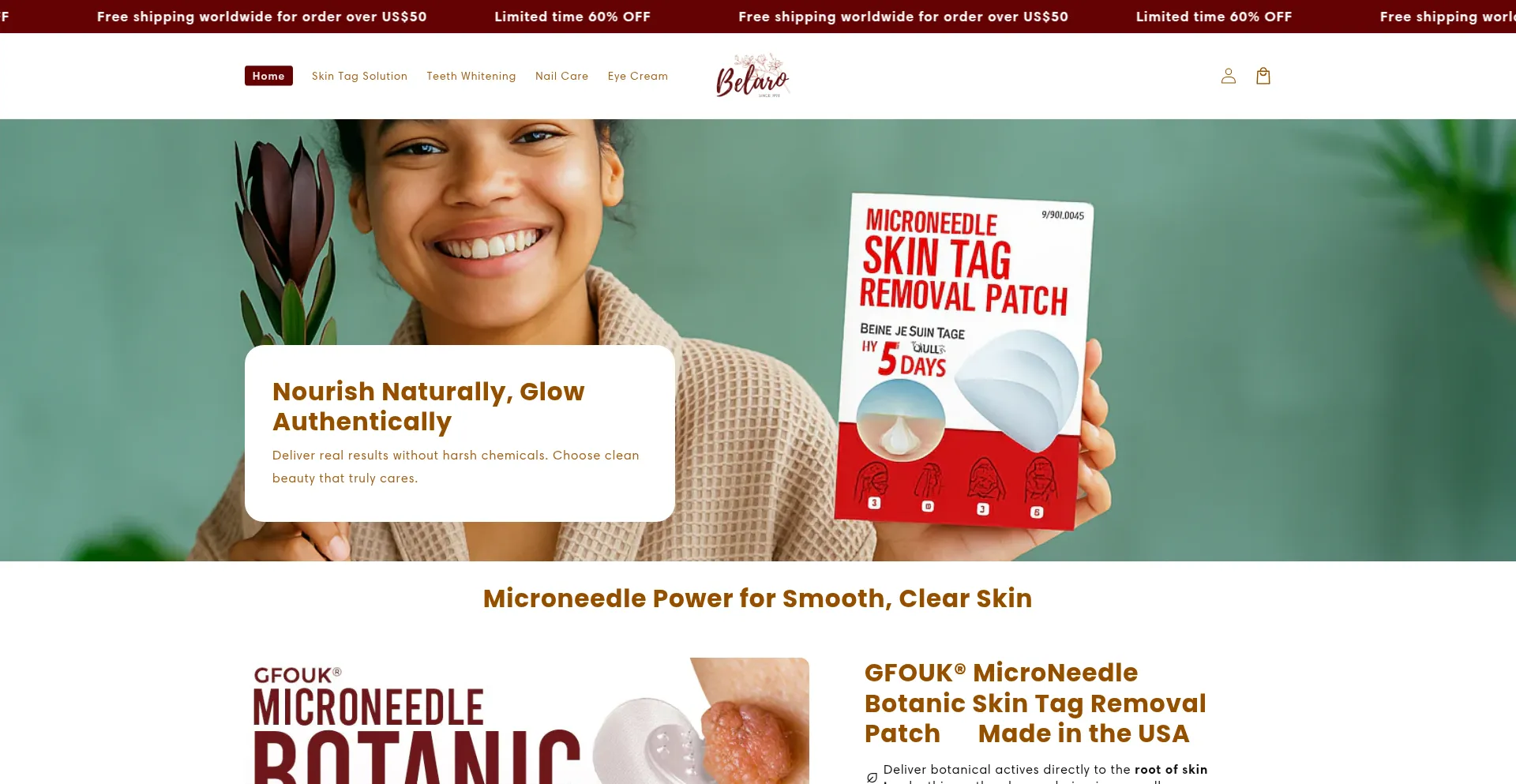 Website screenshot of Molorinta.com
