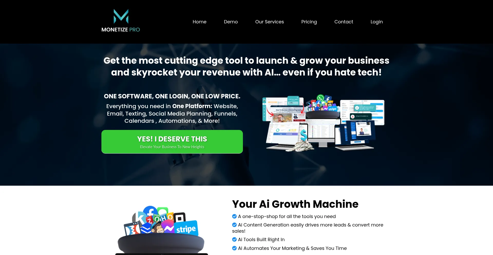 ¿És Seguro y Confiable Monetizepro.ai?