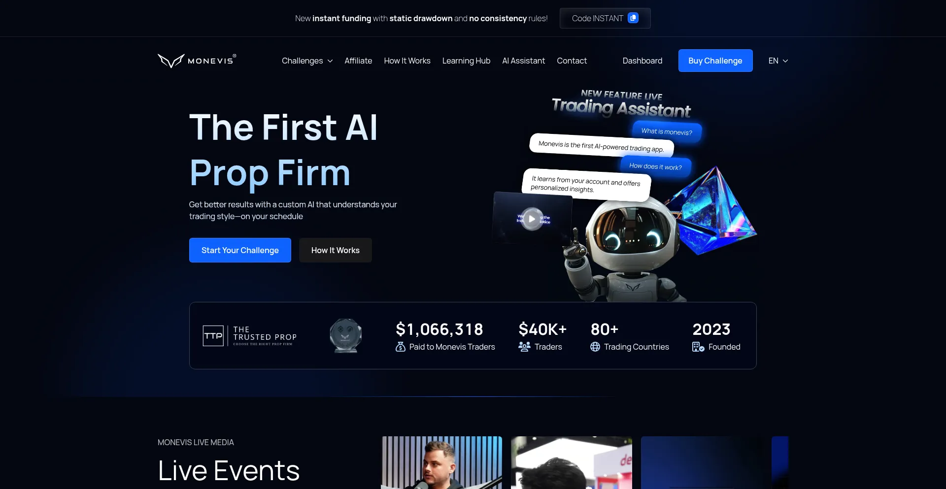 Monevis.com Screenshot