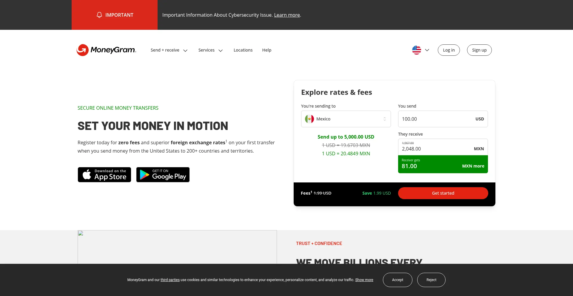 ¿És Seguro y Confiable Moneygram.com?