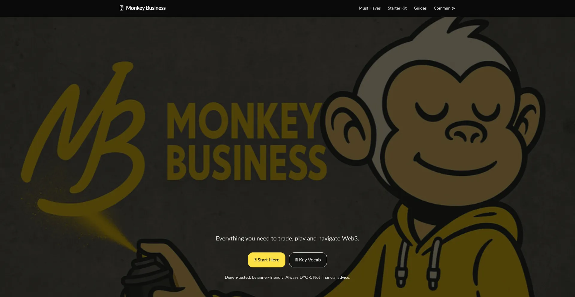 Monkeybiz.io Screenshot