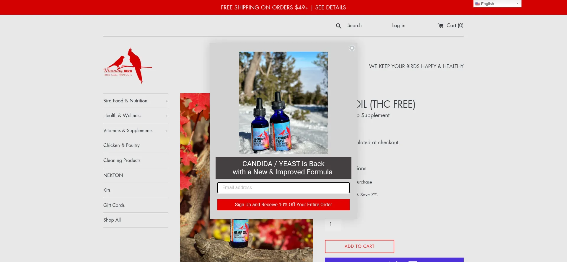Morningbirdproducts.com Screenshot