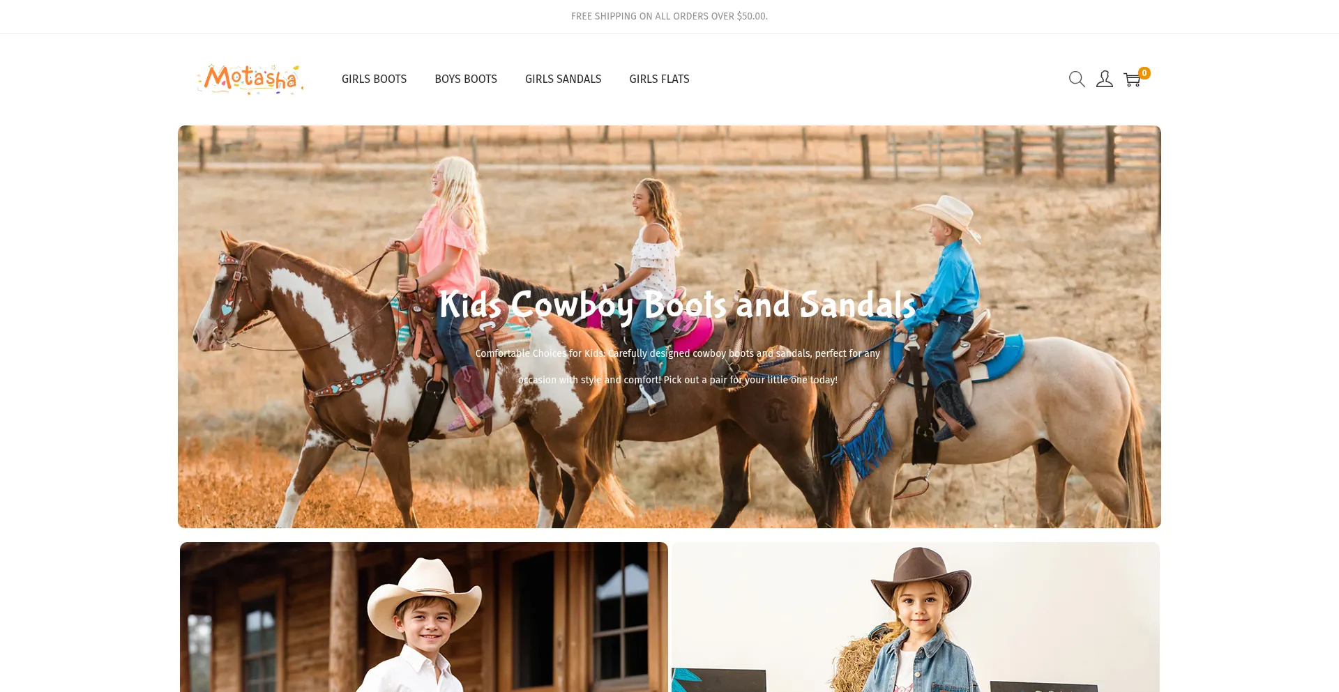 Website screenshot of Motashachildhood.com