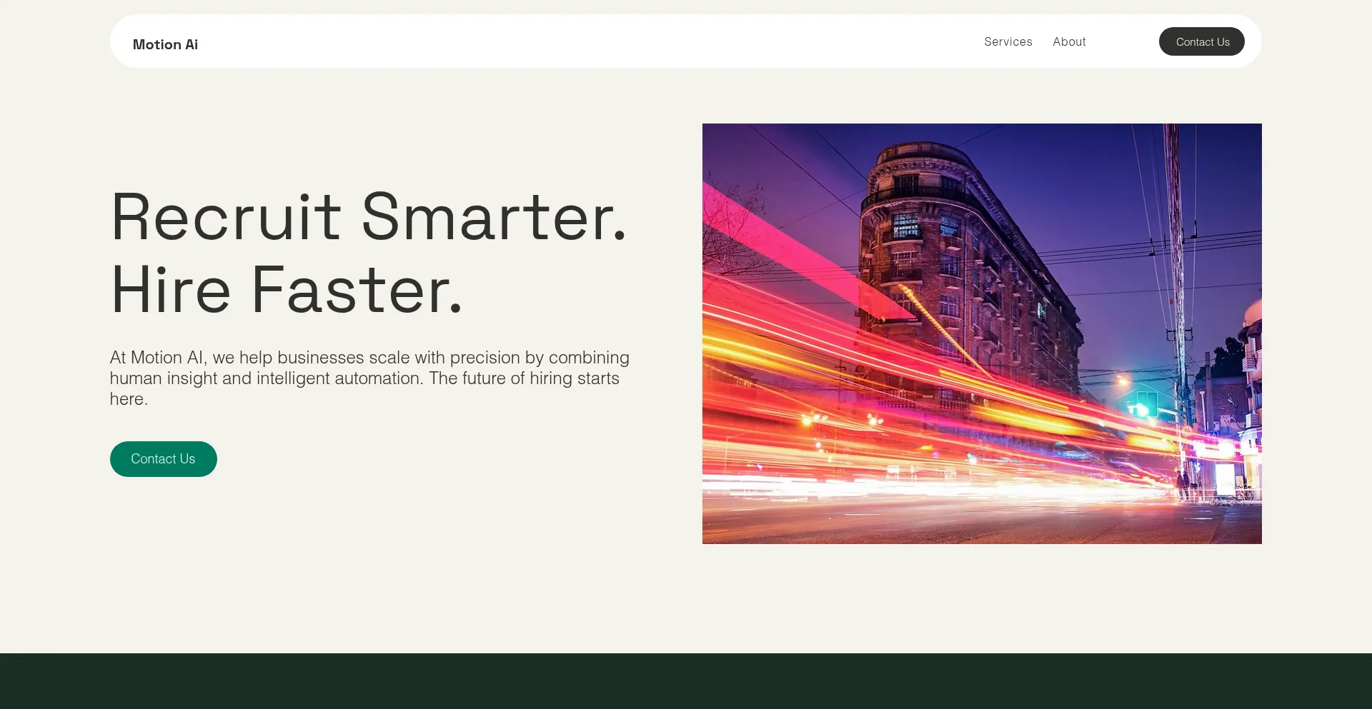 Website screenshot of Motionairemote.com