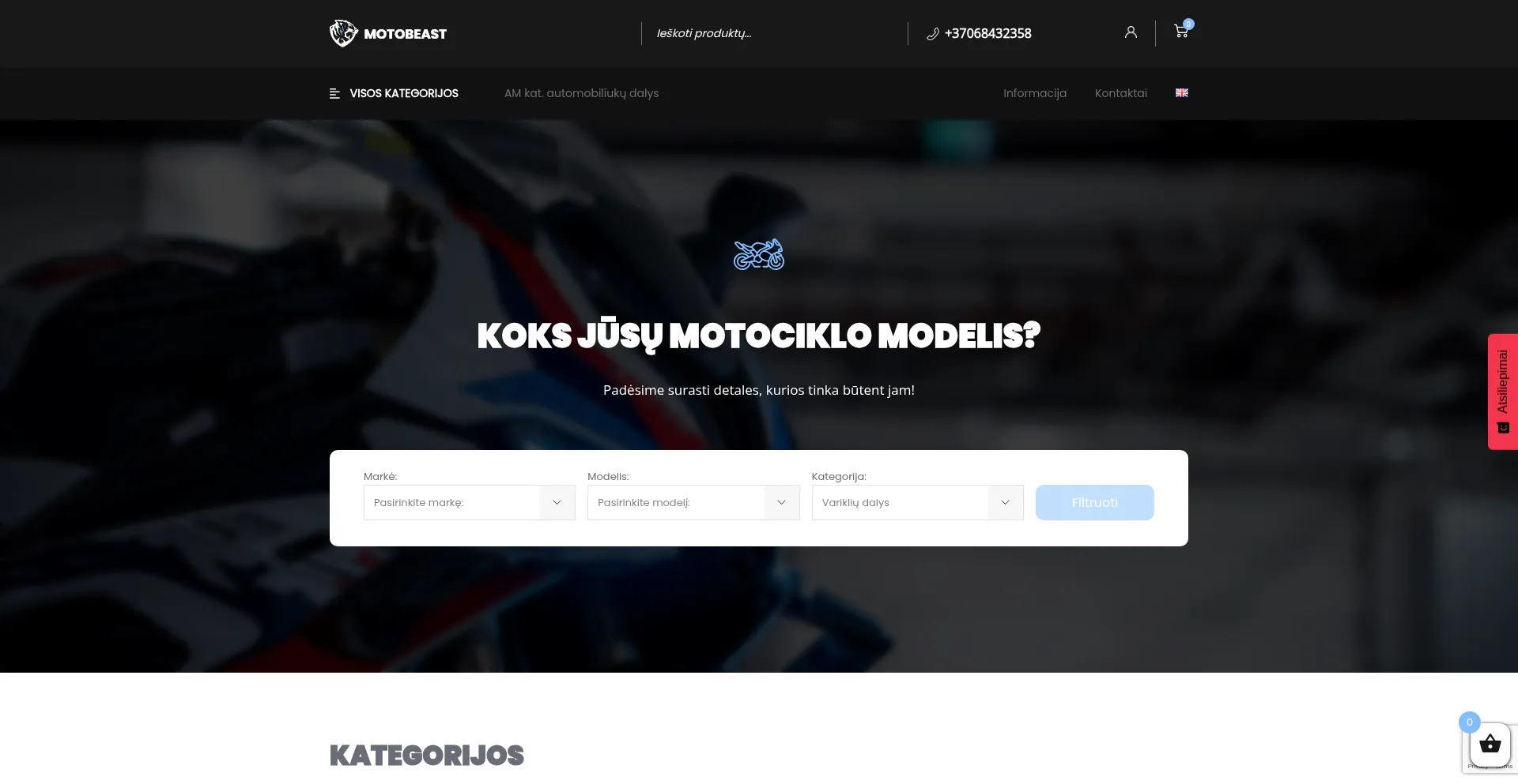 ¿És Seguro y Confiable Motobeast.lt?