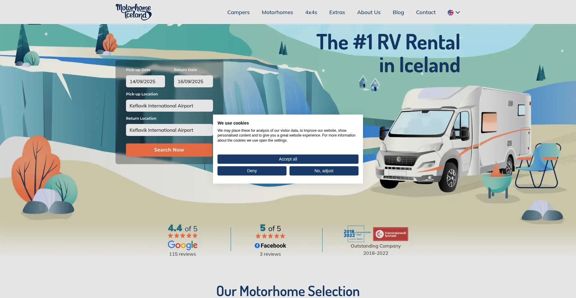 ¿És Seguro y Confiable Motorhomeiceland.com?