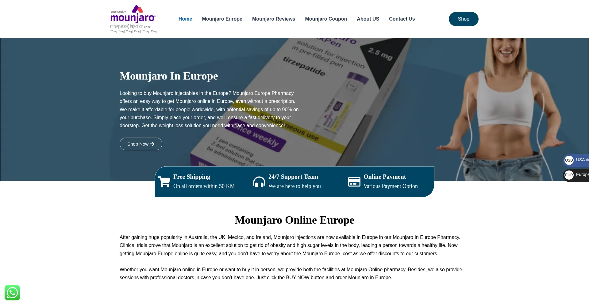 ¿És Seguro y Confiable Mounjaroineurope.org?