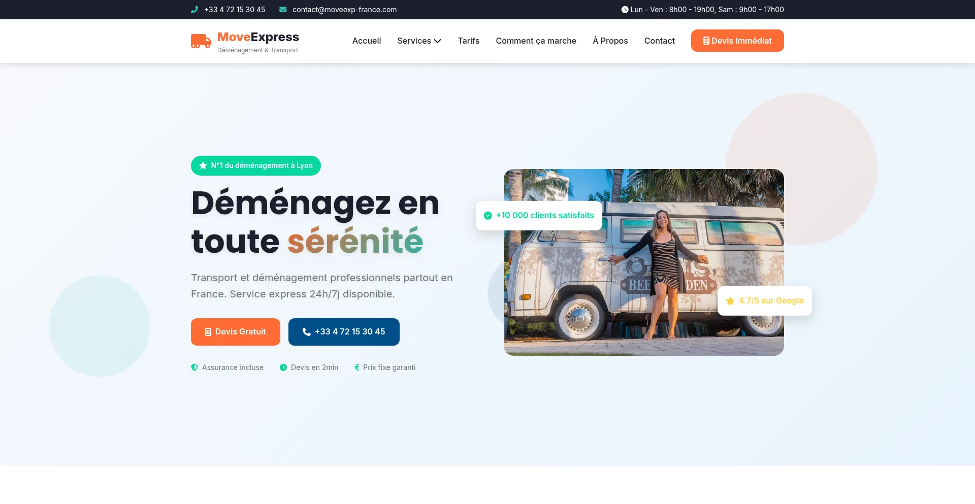 ¿És Seguro y Confiable Moveexp-france.com?