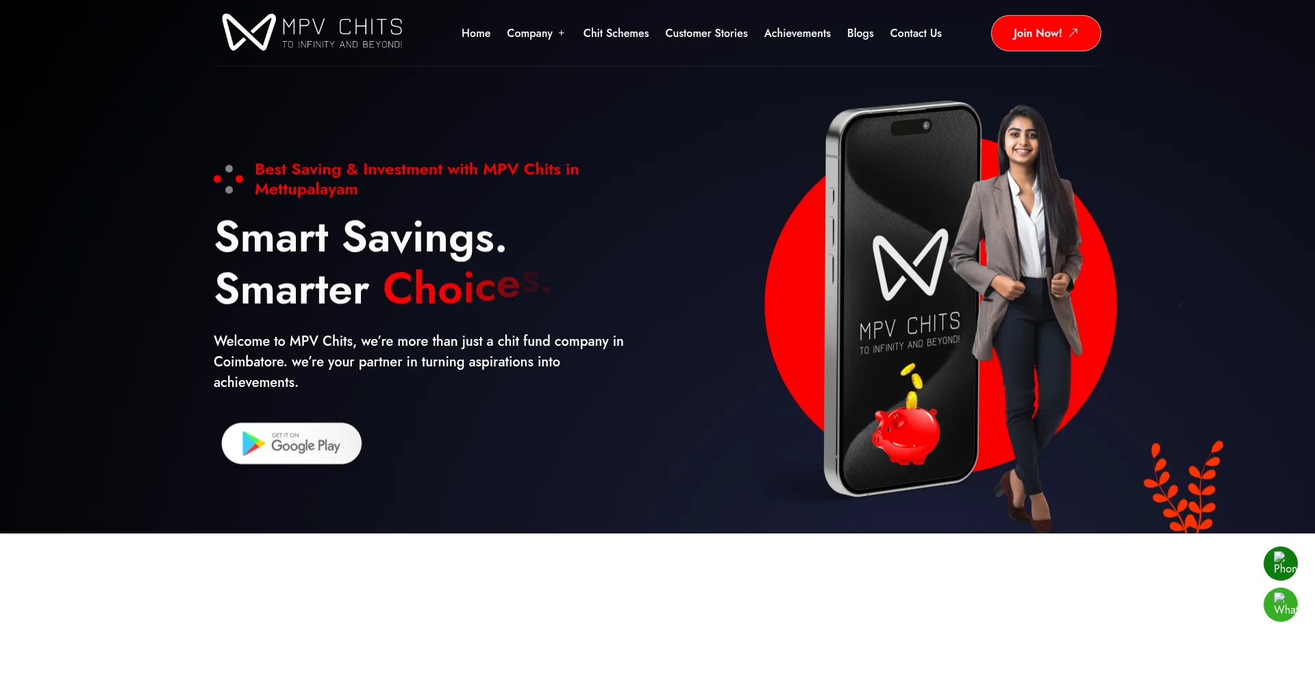 Mpvchitfunds.com Screenshot