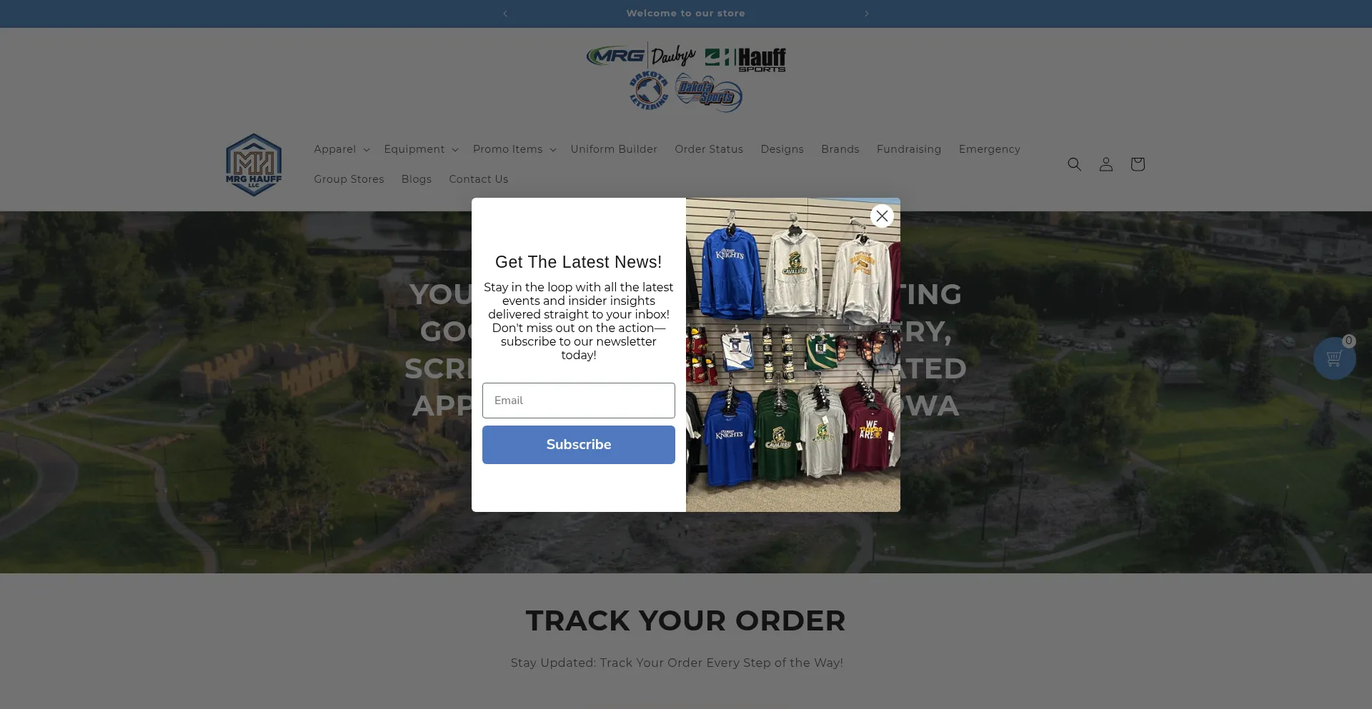 Website screenshot of Mrghauff.com