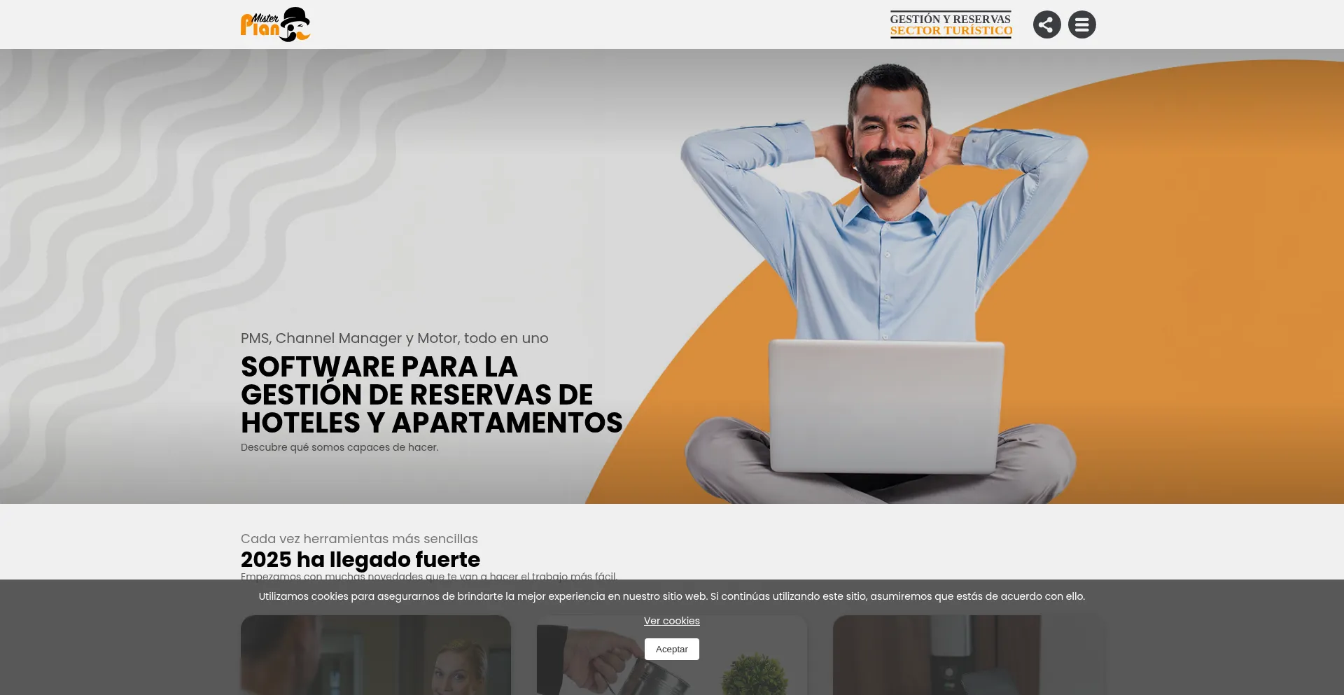 Website screenshot of Mrplan.es